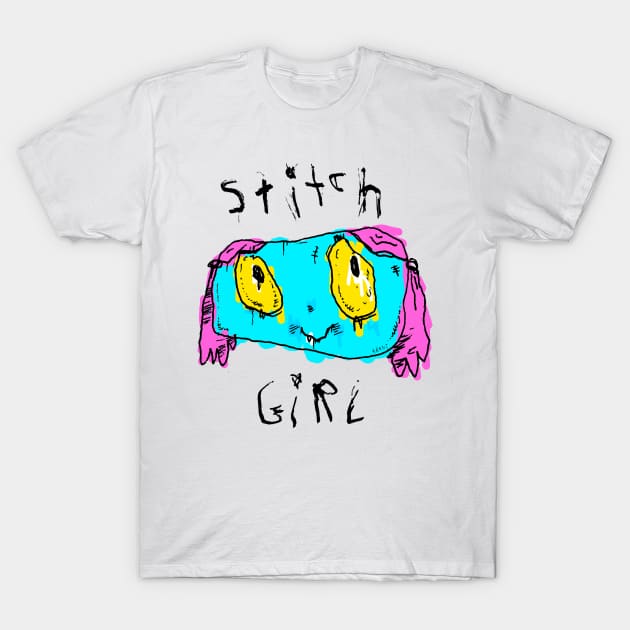 Stitch Girl T-Shirt by Justin Aerni Studios